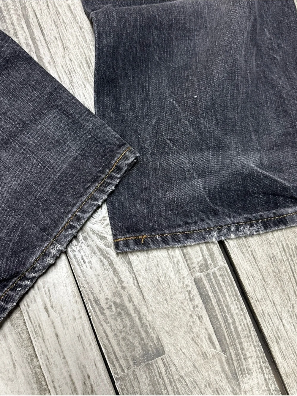 Denim & Supply Ralph Lauren Slim Jeans Washed Grey 40/32 Preppy Distressed